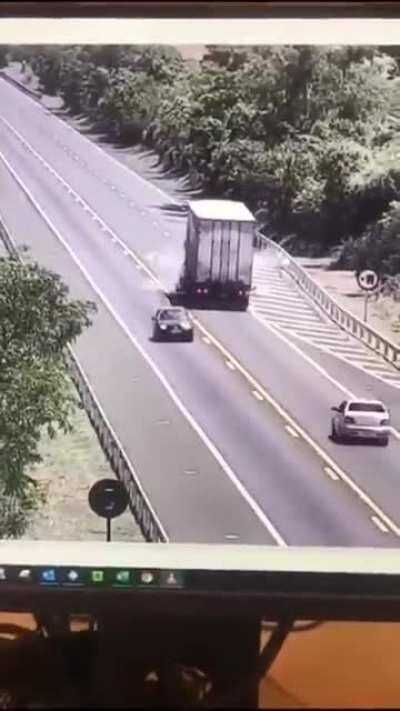 Driving on the wrong side of the road equals boom