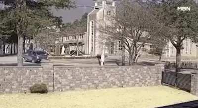 Bombs are accidentally dropped on civilian districts in South Korea