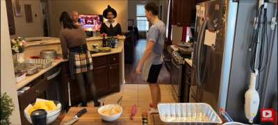 Arther mimics Katchii's voice.