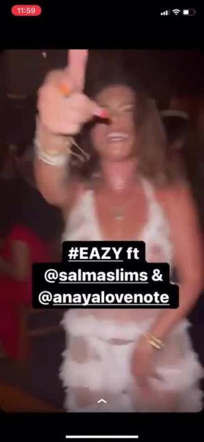 Dancing in see through