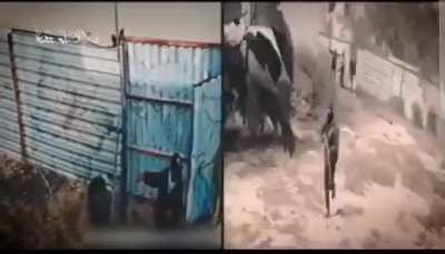 Undercover idf soldier gets head bown off by Qassam brigade ambush in Gaza