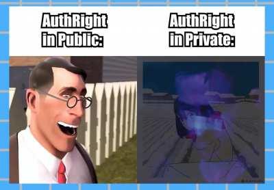 AuthRight hides his Pain