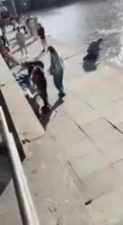 Angry fisherman defends his catch