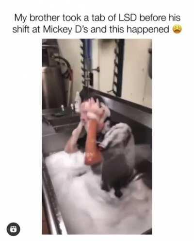 Anyone decide to sleep with the dishes? Get it, dishes?