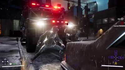 Partial interior of GCPD SWAT vehicle