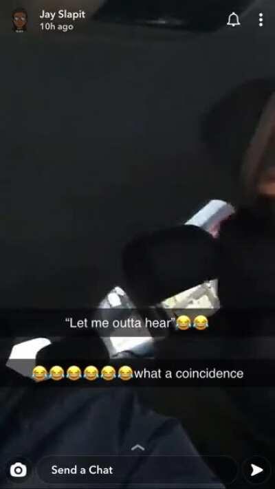 Rudez (410) mocking the Headie One situation when he wanted to get out of the uni building