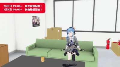 Tired Sui will announce her 2nd new song tomorrow at 19:00JST