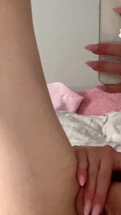 if you were here, what's the first thing you'd stick inside my pussy?