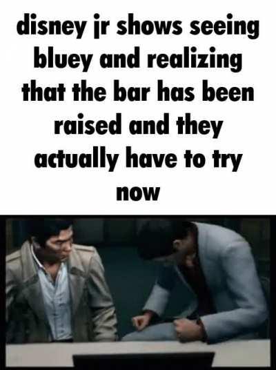 bluey is so far above all their other content its crazy