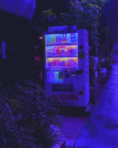 vending machine in the rain (Okubo, Tokyo)