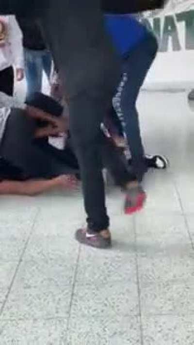 Last fight of the school year( not me recording )