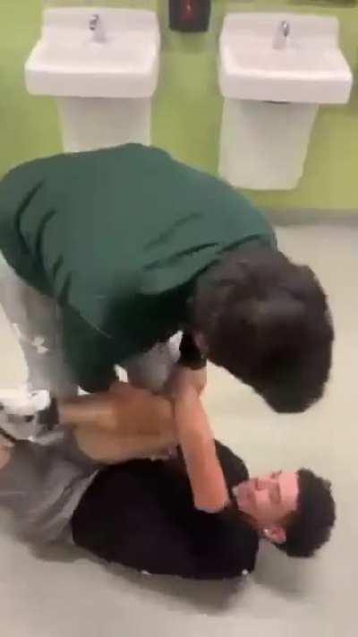 fight from my school, don’t know why they were fighting but jeez louise