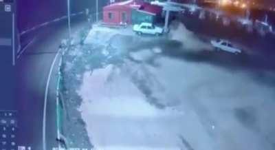 Security Camera Footage Of The First Major Tremor From The Earthquake In Turkey On February 6 2023