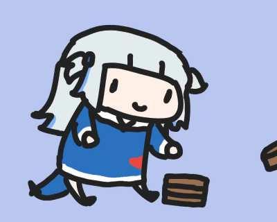 shark is carefully examining documents