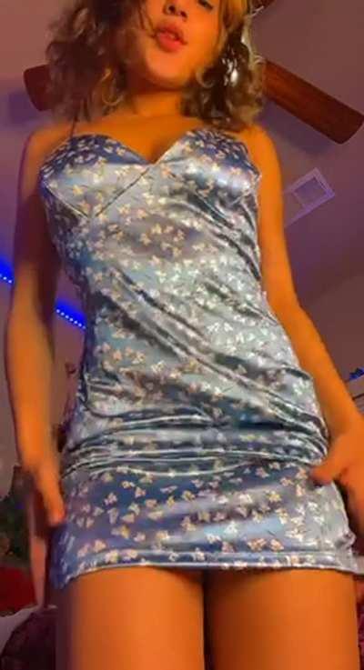 You can look up my dress