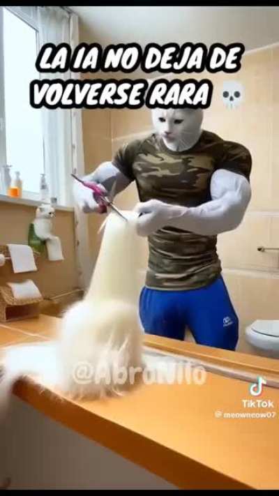 rare ai cat video that doesnt feature strawberry cat on this subreddit moment