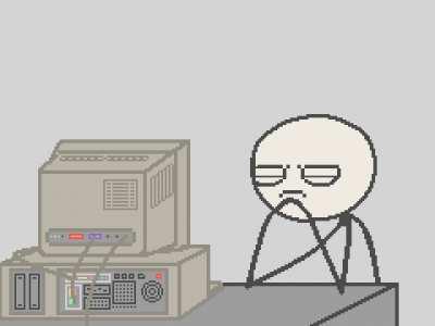 Animated Computer Guy meme