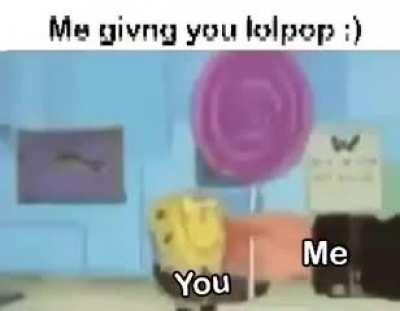 Spunchbop geting lolpop