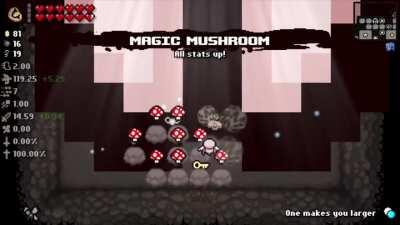 Apparently you're not supposed to eat ALL the mushrooms.