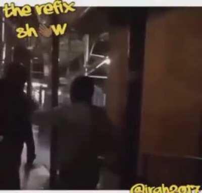 Nigga slapping him crazy