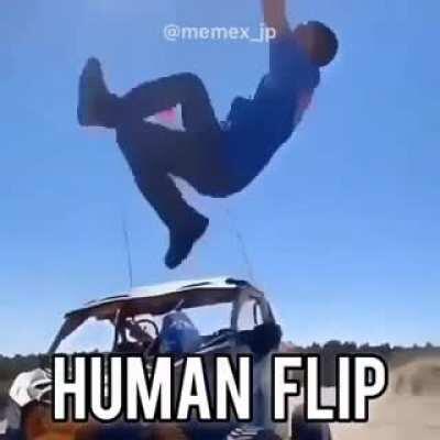 Human flip😎