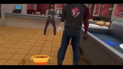 Cooking with V and Johnny