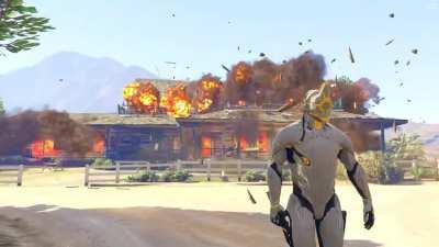 POV Excalibur Prime destroying the Excalibur Prime manufacturing plant