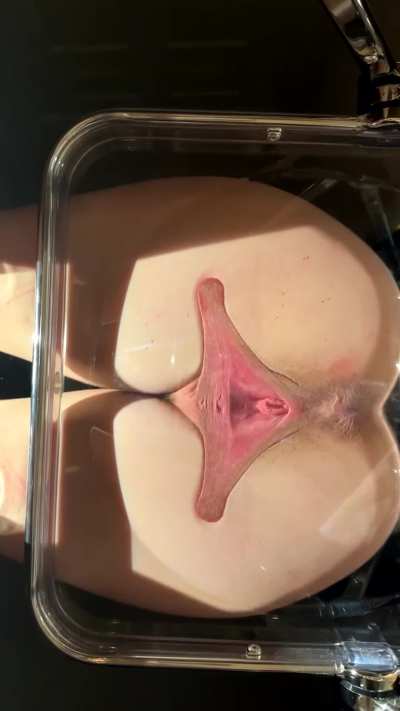 call me Elastigirl with the stretch of this labia!