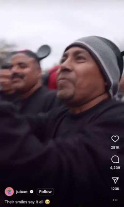 They all look so happy.