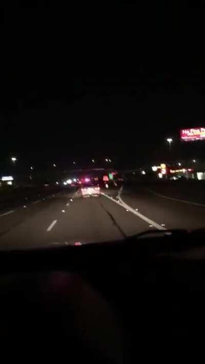 This guy out for a drunken drive