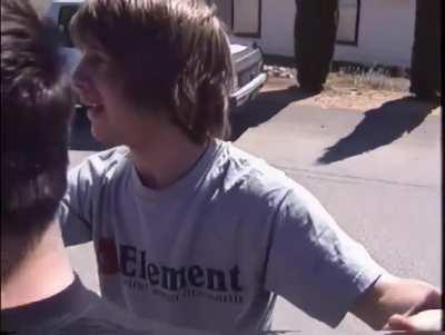 Guy takes 2 servings of knuckle sandwiches