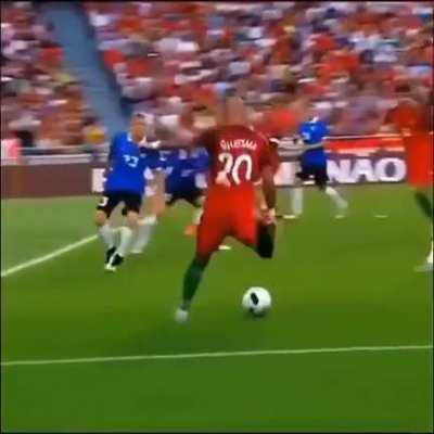 Curve it like Roberto Carlos. He's just so unstoppable.