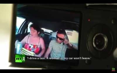 Accused him of rape, but the taxi driver filmed the complete situation