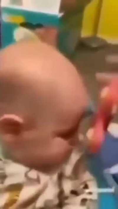 Is this why CP was holding a baby?