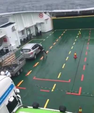 Someone forgot to set the handbrake