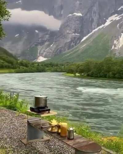 🔥 Camping in Stryn, Norway