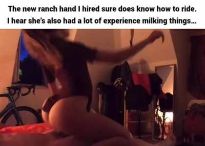 Life with an experienced ranch hand pt2.