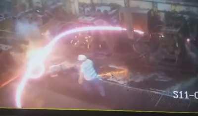 Accident at the rolling mill, (unknown date)