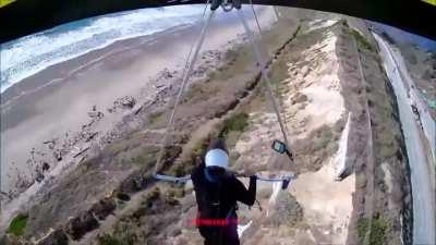 harness breaks while gliding