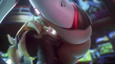 Mercy licking D.va (fpsblyck)