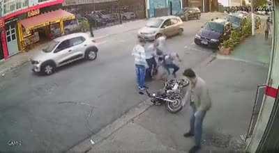 WCGW Robbing A Girl Walking Along The Road