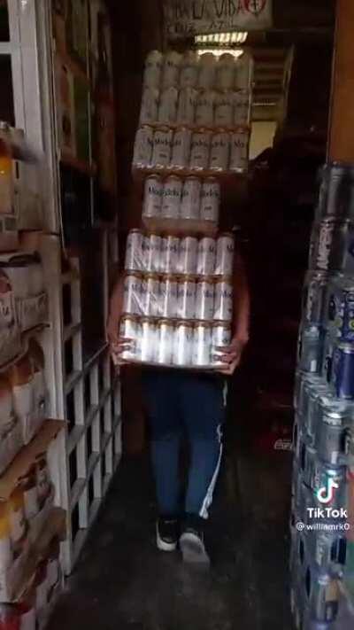 Beer stranding, maximum load.