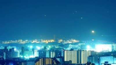 Timelapse of the overcrowded landing schedule at Haneda Aiport in Tokyo.