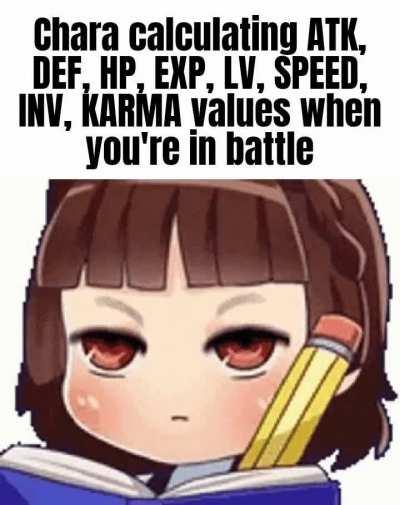 Chara is really good at Math