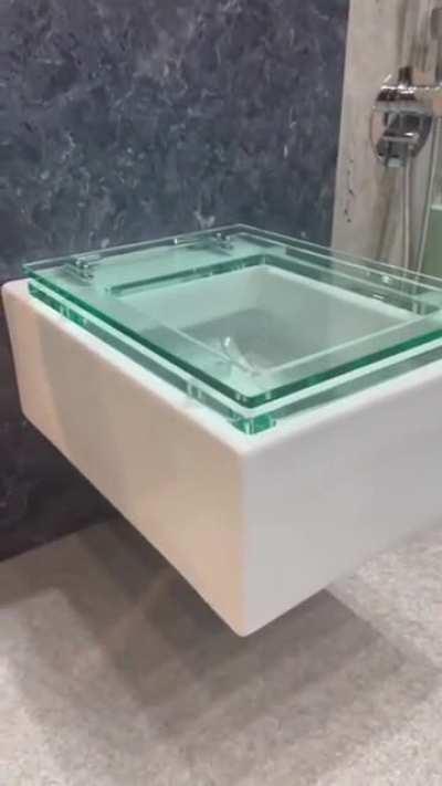 would you like to have to clean the toilet cover every time you use it?