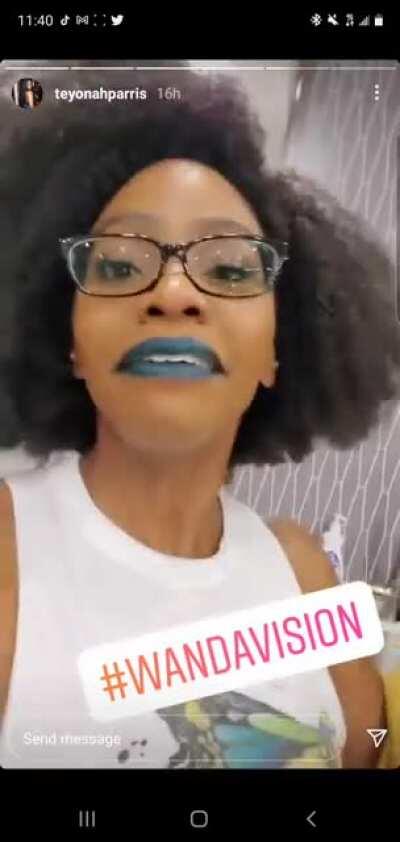YOOOO... Teyonah Parris was DANCING... to MY REMIX... AHHHHHHHHHHHH