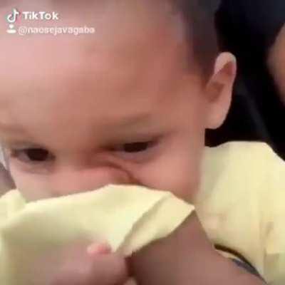 While Itry to clean my nose...