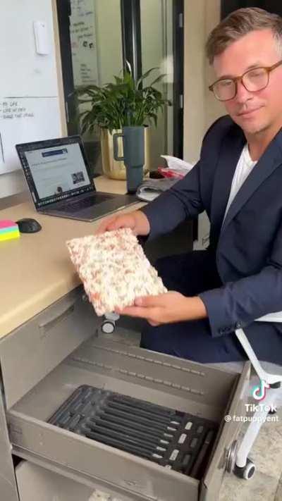 When you need to have pizza at work I guess