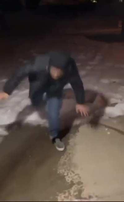 my man went through the 5 stages of grief, just trying to make into his house