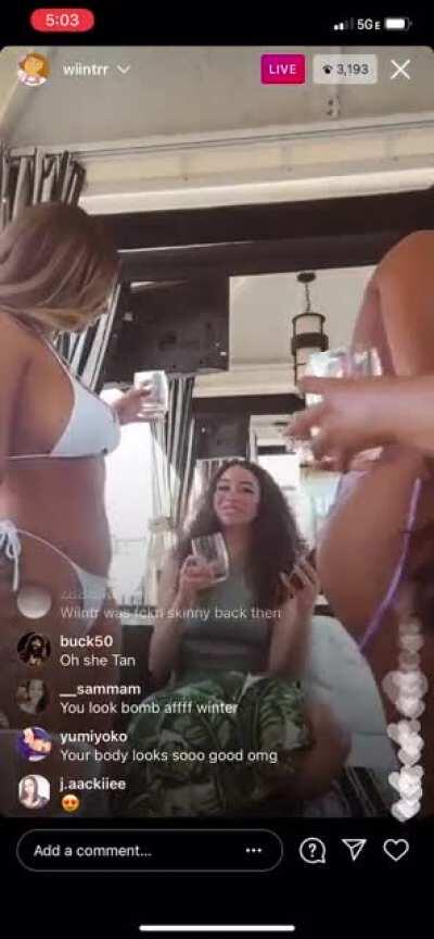 IG live twerk part 2 (with friends)